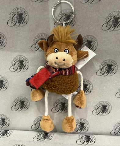 Keyring - Soft Highland Cow