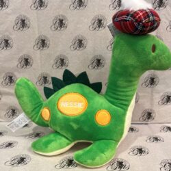 Soft Toy - Nessie Spots Soft Toy Loch Ness Monster - Nessie Orange Spots Large