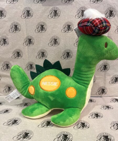 Soft Toy Loch Ness Monster - Nessie Orange Spots Large