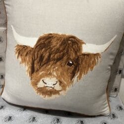 Cow cushion cover Cushion Cover Highland Cow