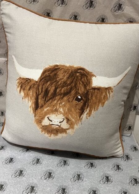 Cushion Cover Highland Cow