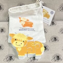 Highland Cow Wooden Puzzle