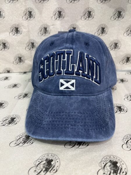 Hat - Baseball Cap Scotland Saltire Flag