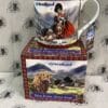 Mug - Fine Bone China Mug Scotland Highland Cow and Piper