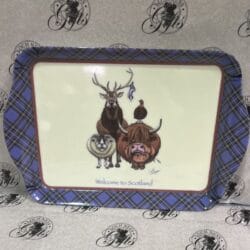 Tray - Mini Tray Welcome To Scotland Tray - Mini Tray Welcome To Scotland