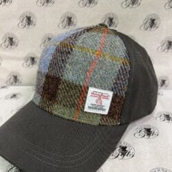 hat - baseball cap harris tweed colour 15 Hat - Baseball Cap Harris Tweed Colour 15