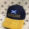 Hat - Baseball Cap Scotland Gold and Saltire