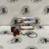 Keyring - Glass Figurine Highland Cow