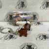 Keyring - Glass Figurine Highland Cow