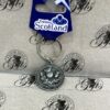 Keyring - Round Pewter Thistle and Piperman