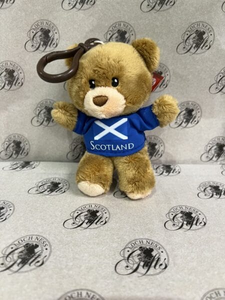 Keyring - Soft Scotland Teddy Bear