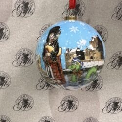 xmas decoration - Bauble Scoltland Piper and Nessie Christmas Decoration - Bauble Scotland Piper and Nessie