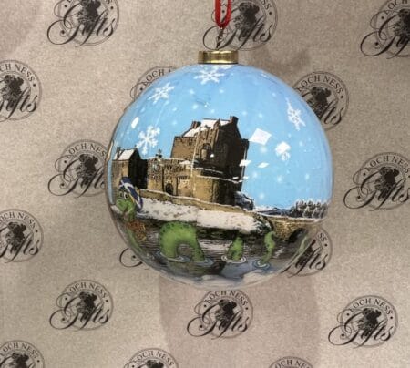 Christmas Decoration - Bauble Scotland Piper and Nessie