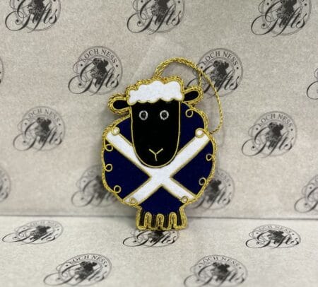 Christmas Decoration - Saltire Sheep