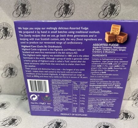 Fudge - Assorted Fudge Gift Box Highland Cow