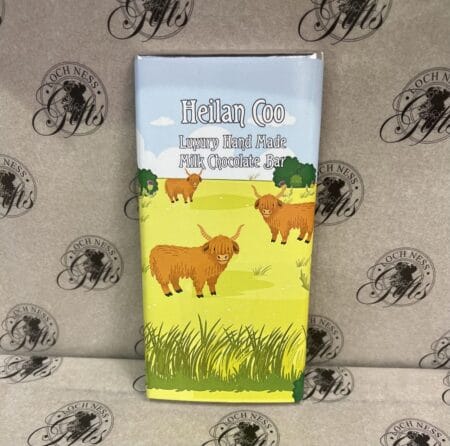 Chocolate Bar - Luxury Hand Made Milk Chocolate Heilan Coos Bar