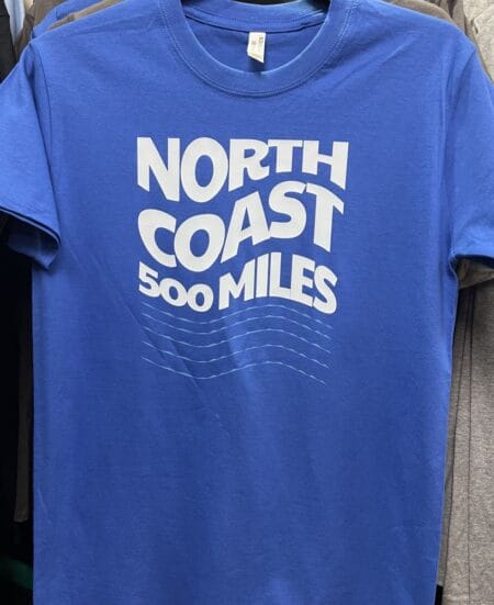 Adult T-Shirt North Coast 500 - Blue