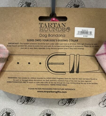 Pets - Dog Bandana Tartan Blue