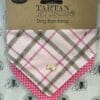Pets - Dog Bandana Tartan Pink