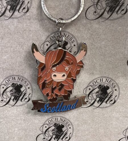 Keyring - Highland Cow Scotland