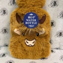 Hot Water Bottle Highland Cow Hot Water Bottle - Hairy Highland Cow