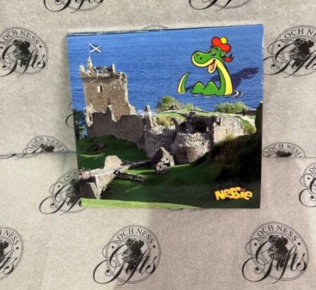 Notebook Magnetic - Nessie Swimming at Urquhart Castle