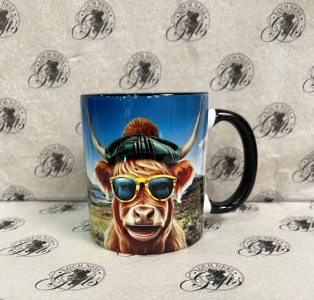 Mug - Scotland Highland Cow Happy