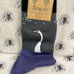 Socks - Loch Ness monster bamboo Socks Grey Socks - Luxurious Bamboo Socks Loch Ness Monster Grey