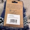 Wool blend sock blue pattern label Socks - Wool Blend Socks Blue Patterned