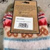 Socks - Wool Blend Socks Multi Coloured Pink