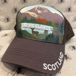 Hat - Baseball Cap The Highlands Scotland Hat - Baseball Cap The Highlands Scotland