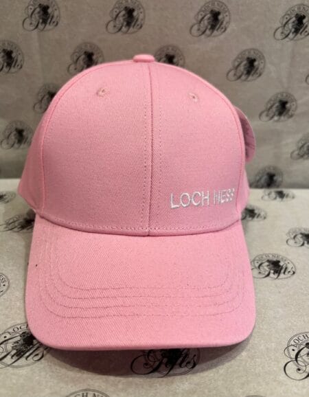 Hat - Children's Baseball Cap Loch Ness Pink