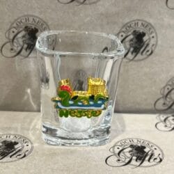 Shot Glass - Chunky Nessie Castle Shot Glass - Square Chunky Nessie Castle