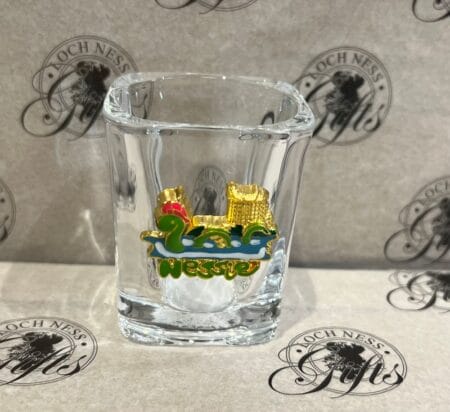 Shot Glass - Square Chunky Nessie Castle