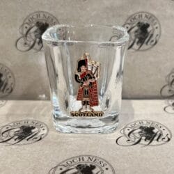 Shot Glass - Chunky Piper Shot Glass - Square Chunky Scotland Piper