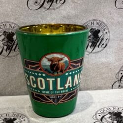 Shot Glass - Scotland Home of The Brave Highland Cow