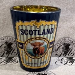 Shot Glass - Scotland Land of Wild Beauty Highland Cow