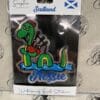 Sticker - Nessie Playing Bagpipes