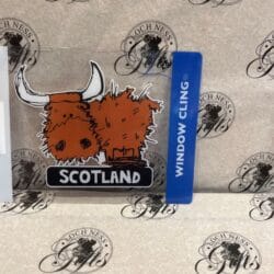 Sticker - Window Cling Highland Cow Sticker - Window Cling Highland Cow