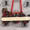 Christmas Decoration Wooden - Tartan Nessie of Loch Ness