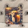 Coaster - Majestic Highland Cow in a Bar