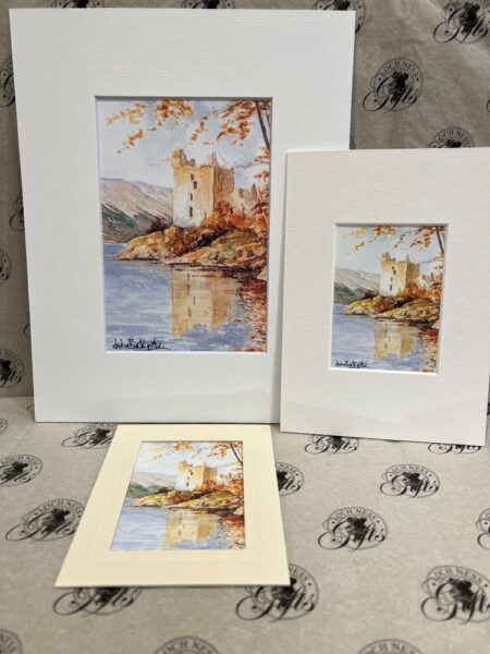 Fine Art Prints - uUquhart Castle Loch Ness 0121 Fine Art Prints - Urquhart Castle Loch Ness 0121