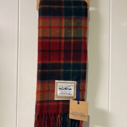 Scarf - Wool Tartan Scarf Antique Buchanan Scarf - Tartan Wool Scarf Antique Buchanan