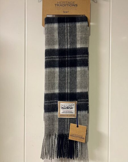 Scarf - Wool Tartan Scarf Bannock Tartan Scarf - Tartan Wool Scarf Bannock Tartan
