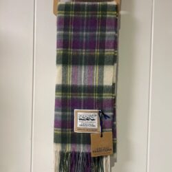 Scarf - Wool Tartan Scarf Heather Tartan Scarf - Tartan Wool Scarf Heather Tartan