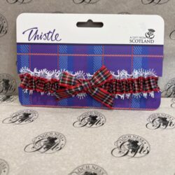Wedding - Ladies Tartan Garter Red