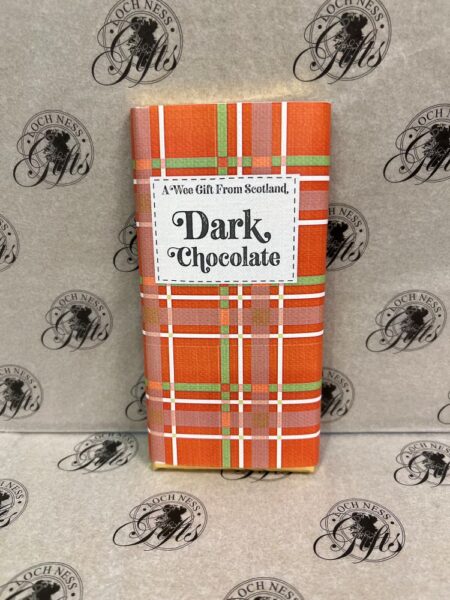 Chocolate Bar - Red Tartan Dark Chocolate Chocolate Bar - Red Tartan Dark Chocolate Bar