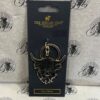 Keyring - Highland Cow Black and Gold