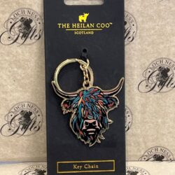 Keyring - Multi Highland Cow Keyring - Highland Cow Multi