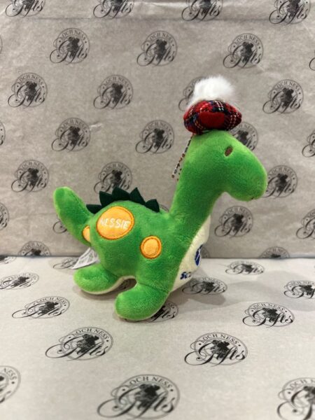 Soft Toy Loch Ness Monster - Nessie Orange Spots Small